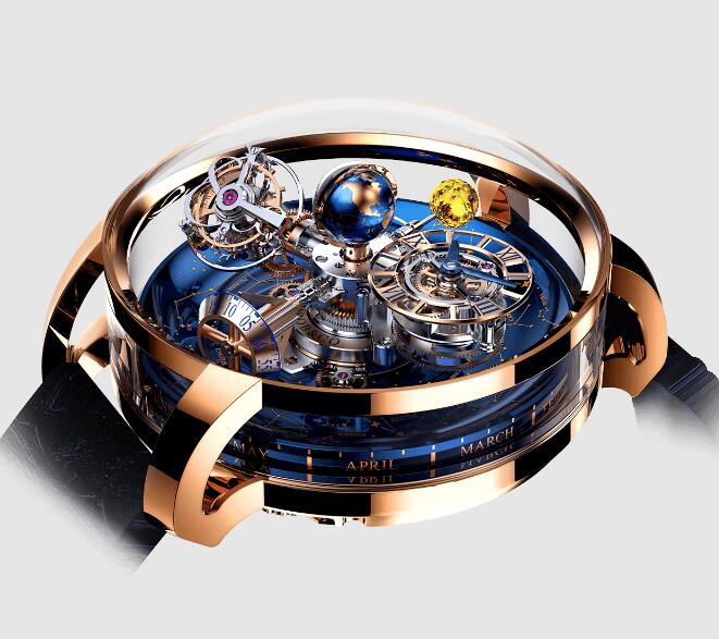 Review Jacob & Co ASTRONOMIA SKY YELLOW SAPPHIRE AT110.40.AA.AA.A Replica watch